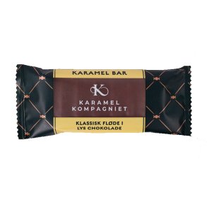 KARAMEL KOMPAGNIET - KARAMELBAR, KLASSISK FLDE I LYS CHOKOLADE