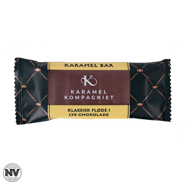 KARAMEL KOMPAGNIET - KARAMELBAR, KLASSISK FLDE I LYS CHOKOLADE