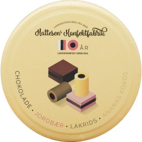 HATTESENS KONFEKTFABRIK - 10 �RS JUBIL�UMS �SKE