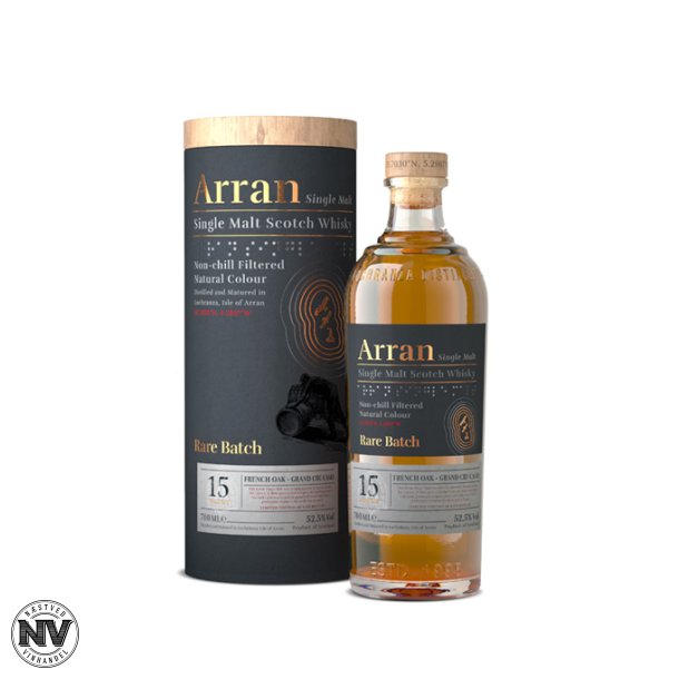 THE ARRAN MALT, RARE BATCH - FRENCH OAK, GRAND CRU CASKS, 15 R