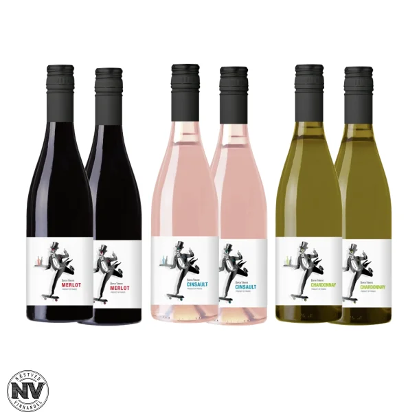 BARON VINCENT KASSETILBUD - 6 FLASKER FOR KR. 375,-