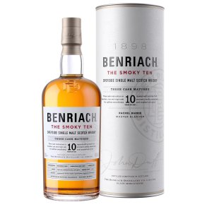 BENRIACH THE SMOKY TEN SPEYSIDE SINGLE MALT WHISKY, 10 R