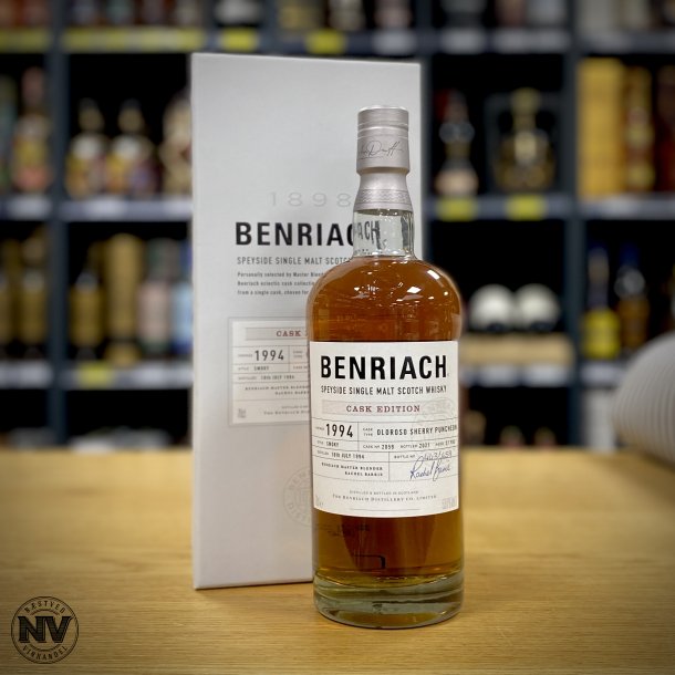 BENRIACH CASK EDITION, OLOROSO PUNCHEON 1994, SPEYSIDE SINGLE MALT WHISKY, 27 R
