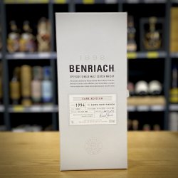 BENRIACH CASK EDITION, OLOROSO PUNCHEON 1994, SPEYSIDE SINGLE MALT WHISKY, 27 R