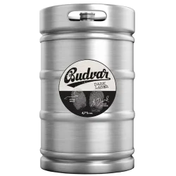 BUDVAR DARK LAGER - FUSTAGE 30 LITER INKL. PANT