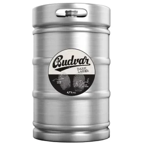 BUDVAR DARK LAGER - FUSTAGE 30 LITER INKL. PANT