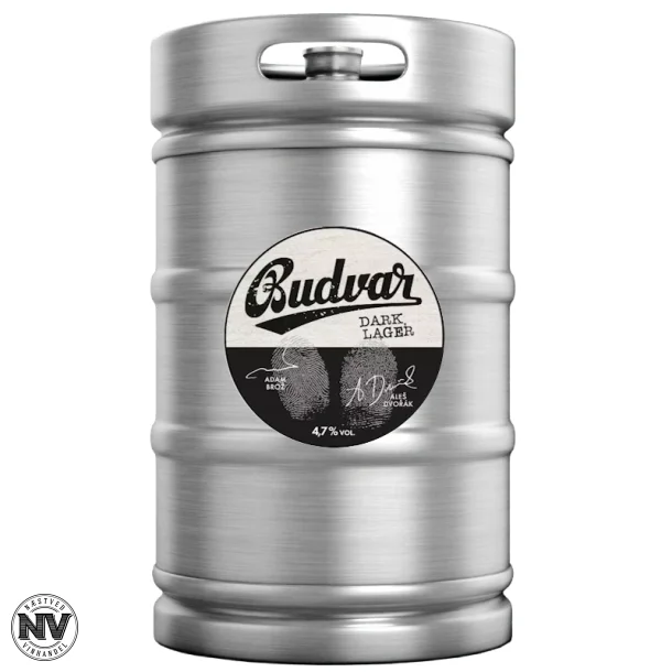 BUDVAR DARK LAGER - FUSTAGE 30 LITER INKL. PANT