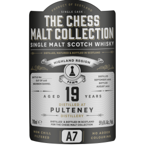 CHESS MALT BLACK PAWN A7 PULTENEY 19 R