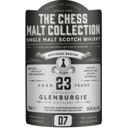 CHESS MALT BLACK PAWN D7 GLENBURGIE 23 R