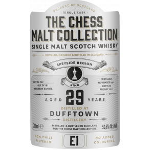 CHESS MALT WHITE KING E1 DUFFTOWN 29 R