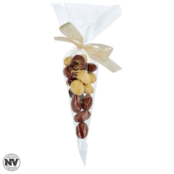 FRELLSEN CHOKOLADEMANDLER I SPIDSPOSE