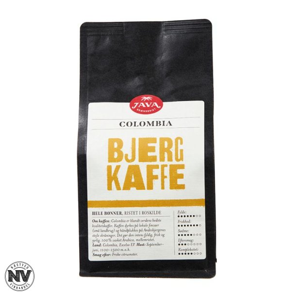 JAVA BRNDERIET COLOMBIA BJERGKAFFE KAFFE - HELE BNNER