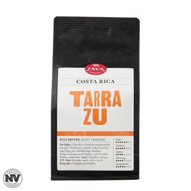 JAVA BRNDERIET COSTA RICA TARRAZU KAFFE - HELE BNNER