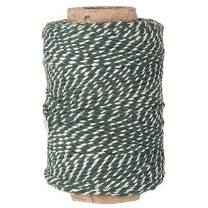 DOKUMENTGARN, GRN/HVID - 30 METER