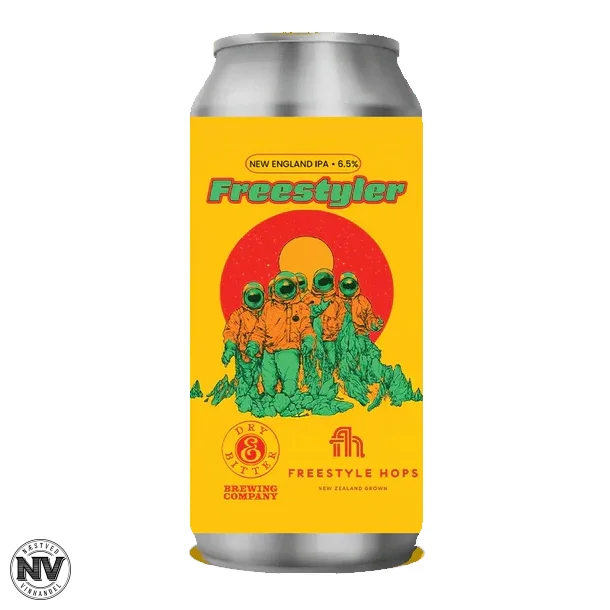 DRY &amp; BITTER FREESTYLER NEW ENGLAND IPA