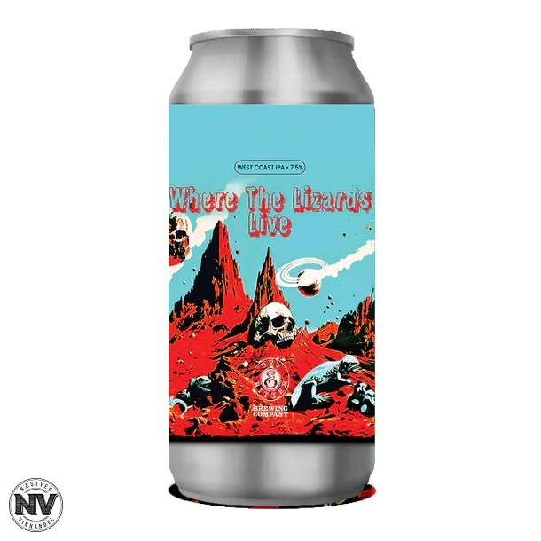 DRY &amp; BITTER WHERE THE LIZARDS LIVE WEST COAST IPA