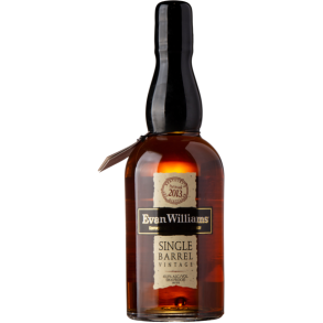 EVAN WILLIAMS SINGLE BARREL VINTAGE BOURBON 2013