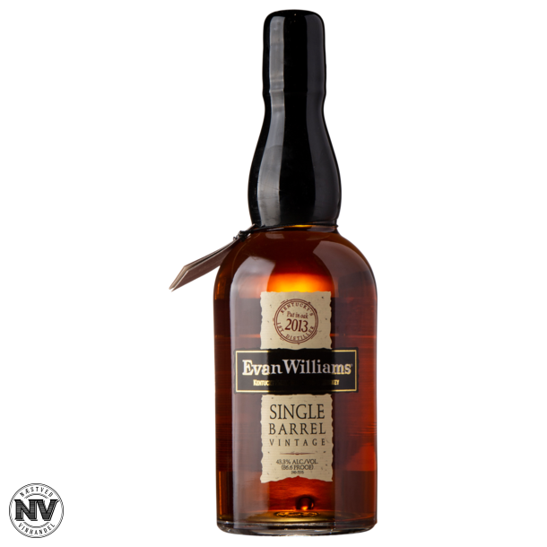 EVAN WILLIAMS SINGLE BARREL VINTAGE BOURBON 2013
