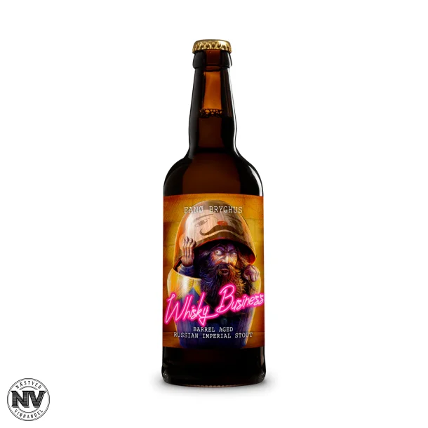 FAN BRYGHUS WHISKY BUISNESS, BARREL AGED RUSSIAN IMPERIAL STOUT