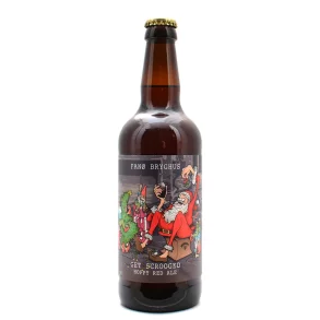 FAN BRYGHUS GET SCROOGED, HOPPY RED ALE JULEBRYG
