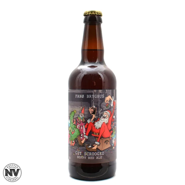 FAN BRYGHUS GET SCROOGED, HOPPY RED ALE JULEBRYG