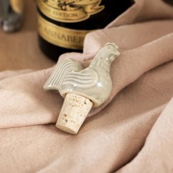 FLASKEPROP I KORK MED KERAMIKHANE