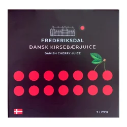 FREDERIKSDAL DRIKKEKLAR DANSK KIRSEB�RJUICE - 2 LITER
