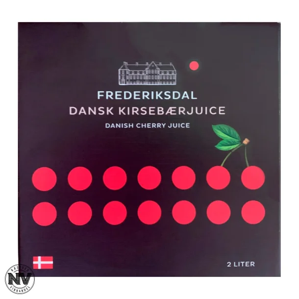 FREDERIKSDAL DRIKKEKLAR DANSK KIRSEB�RJUICE - 2 LITER