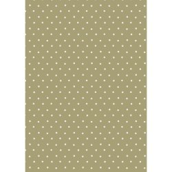 IB LAURSEN GAVEPAPIR, GR�N DAISIES - 5 METER