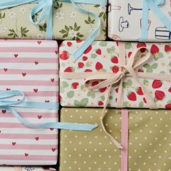 IB LAURSEN GAVEPAPIR, JORDB�R - 5 METER