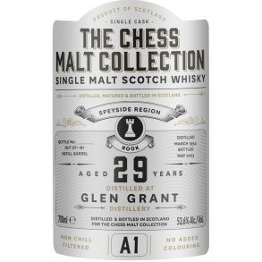CHESS MALT WHITE ROOK A1 GLEN GRANT 29 R