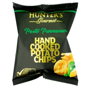 HUNTER'S GOURMET CHIPS - PESTO OG PARMESAN