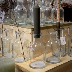 IB LAURSEN APOTEKERGLAS TIL 2,2 CM. LYS