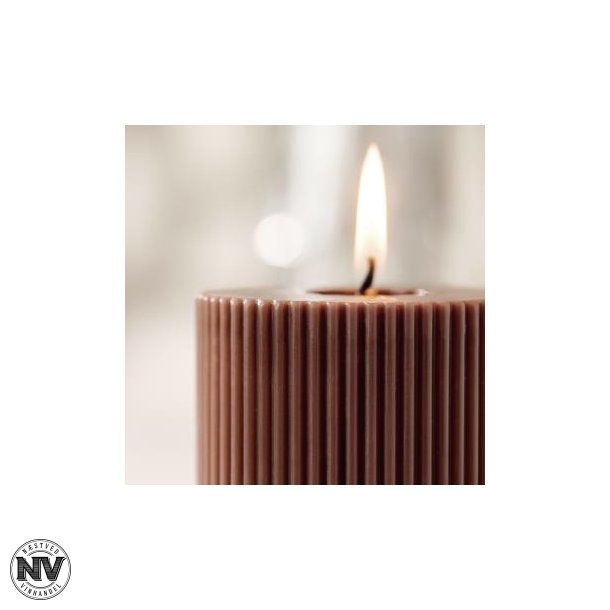 IB LAURSEN RILLET BLOKLYS I M�RK BRUN