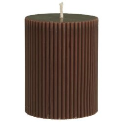 IB LAURSEN RILLET BLOKLYS I M�RK BRUN