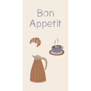 IB LAURSEN SERVIETTER, BON APPETIT - 16 STYK