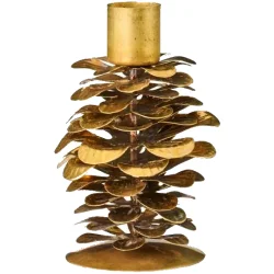 IB LAURSEN GLORIA MESSING KOGLE LYSESTAGE TIL 2,2 CM. LYS