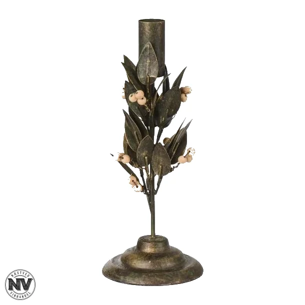 IB LAURSEN LYSESTAGE MED BLADE OG TR�KUGLER TIL 2,2 CM. LYS