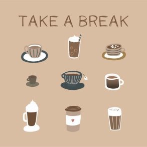 IB LAURSEN SERVIETER, TAKE A BREAK - 20 STYK