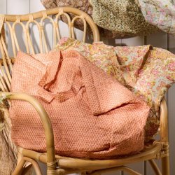 IB LAURSEN TASKENET MED ORANGE BLOKM�NSTER