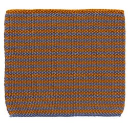 IB LAURSEN MYNTE STRIKKET KARKLUD - GR� &amp; ORANGE STRIBET