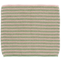 IB LAURSEN MYNTE STRIKKET KARKLUD - GR�N &amp; LYSER�D STRIBET