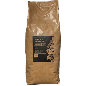 JAVA BR�NDERIETS �KOLOGISK DARK ROAST LYS ESPRESSO KAFFE - 1 KG. HELE B�NNER