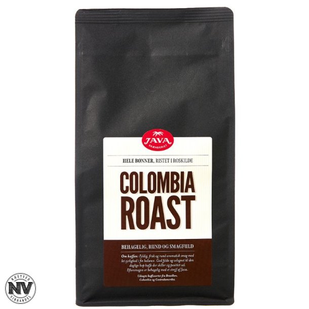 JAVA BRNDERIET COLOMBIA ROAST KAFFE - HELE BNNER