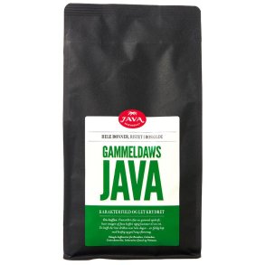 JAVA BRNDERIET GAMMELDAW'S JAVA KAFFE - HELE BNNER