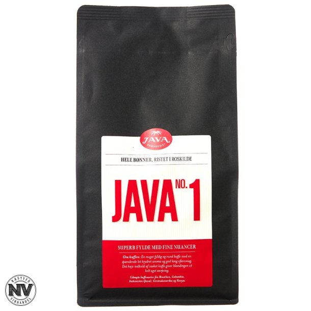 JAVA BRNDERIET JAVA No. 1 KAFFE - HELE BNNER