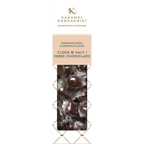 KARAMEL KOMPAGNIET - FLDE & SALT I MRK CHOKOLADE