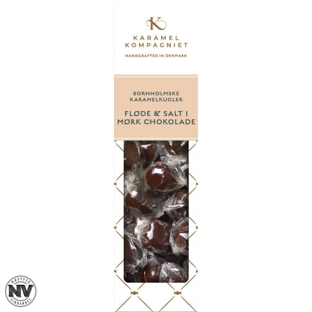 KARAMEL KOMPAGNIET - FLDE &amp; SALT I MRK CHOKOLADE