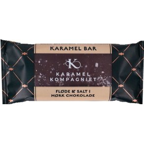 KARAMEL KOMPAGNIET - KARAMELBAR, FLDE & SALT I MRK CHOKOLADE