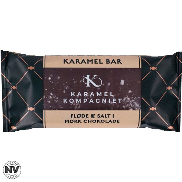 KARAMEL KOMPAGNIET - KARAMELBAR, FLDE &amp; SALT I MRK CHOKOLADE